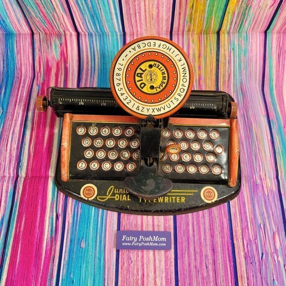 Antique Toy Louis Marx Junior Dial Typewriter - Picture 2 of 11